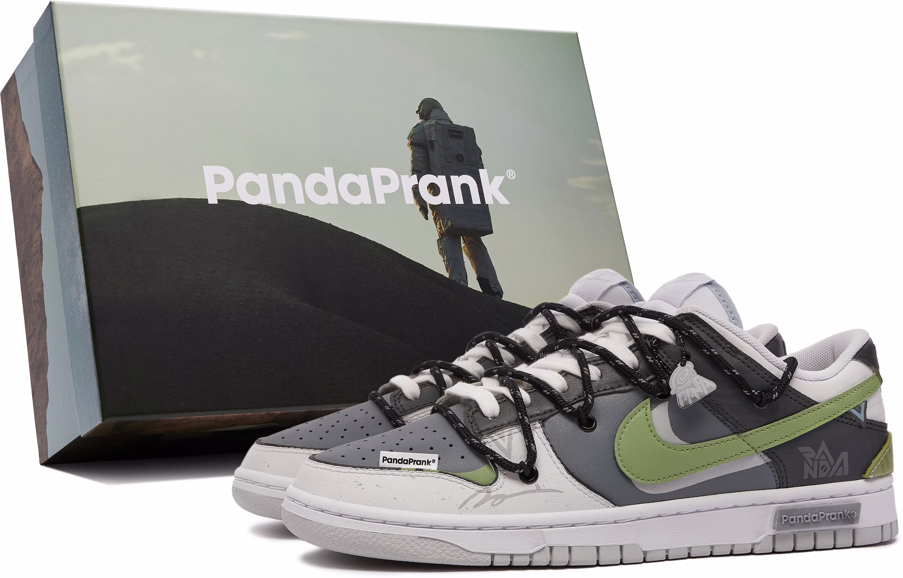 custom-shoes-nike-dunk-low-green-space-panda-prank-dv-0831-101-481174