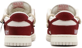 【訂製球鞋】 Nike Dunk Low 硃砂 戶外 穿搭 高街風 刺子繡 麻繩解構 復古做舊 低筒 板鞋 男款 灰棕紅 Shop 【訂製球鞋】 Nike Dunk Low 硃砂 戶外 穿搭 高街風 刺子繡 麻繩解構 復古做舊 低筒 板鞋 男款 灰棕紅