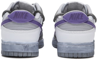 【客製化球鞋】 Nike Dunk Low 高街 星星 解構綁帶 復古 低筒 板鞋 男款 灰紫 Shop 【客製化球鞋】 Nike Dunk Low 高街 星星 解構綁帶 復古 低筒 板鞋 男款 灰紫