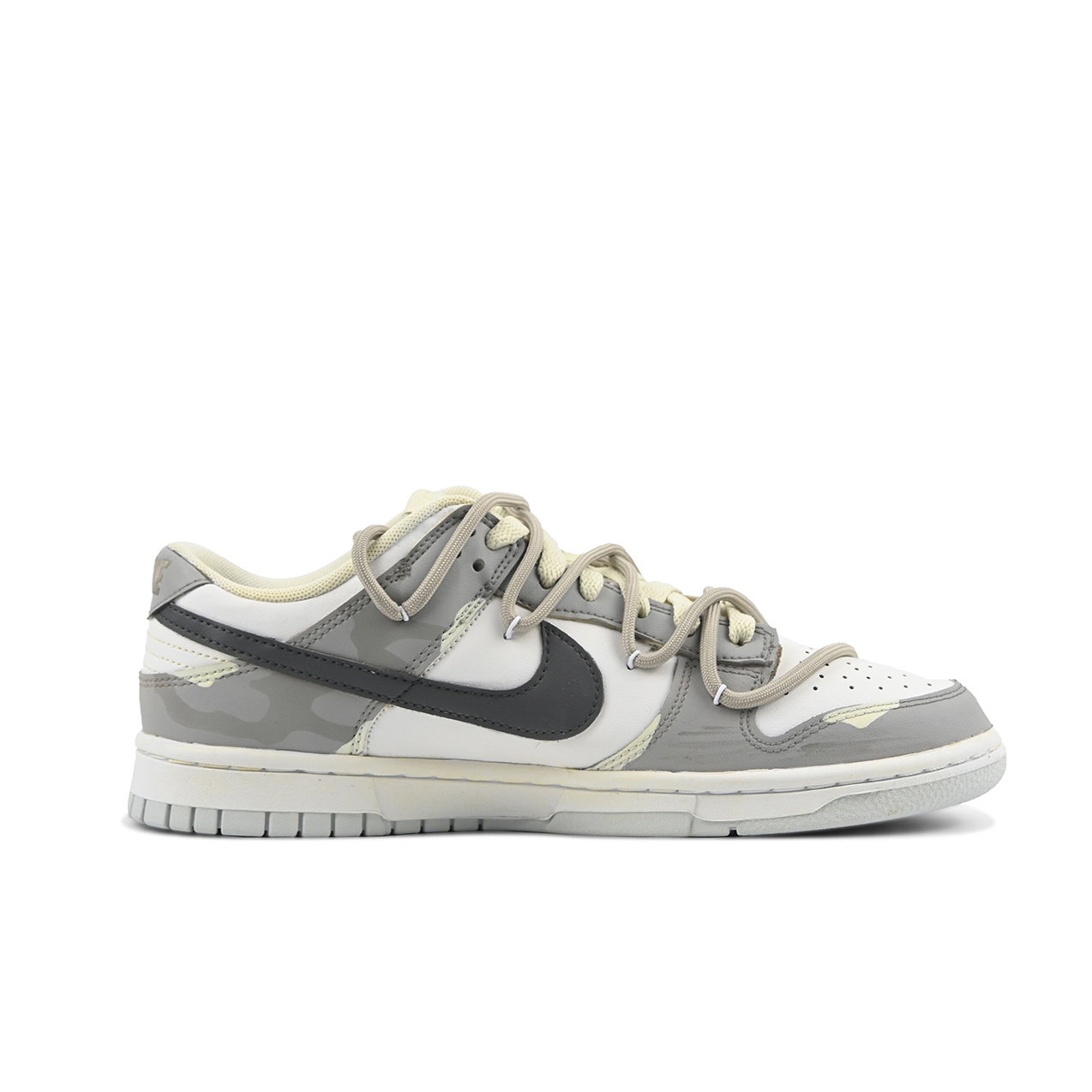 Order [Zapatos Personalizados] Nike Dunk Low 'Gris' DH9765-102(Team120-女款废土涂鸦)