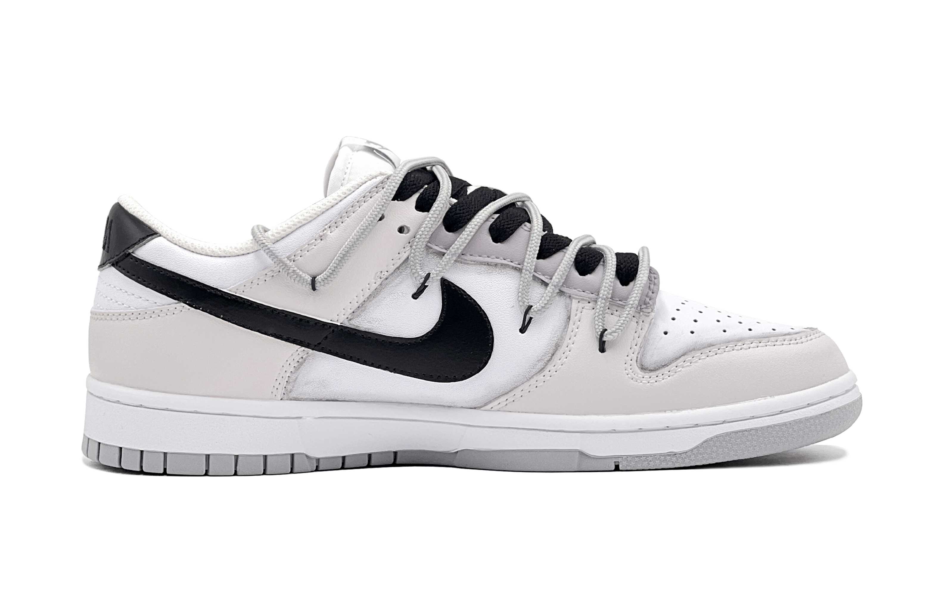 Order [Kasut Custom] Nike Dunk Low 'Kelabu Bambu Camo' DV0831-101(TeamS-文艺竹叶男S-BOX)