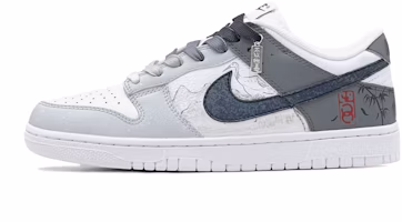 【定製球鞋】Nike Dunk Low 春日穿著 國潮 文藝古風 閒雲野鶴 不以物喜 限定鞋盒 休閒 低筒 板鞋 男款 灰藍 Buy 【定製球鞋】Nike Dunk Low 春日穿著 國潮 文藝古風 閒雲野鶴 不以物喜 限定鞋盒 休閒 低筒 板鞋 男款 灰藍
