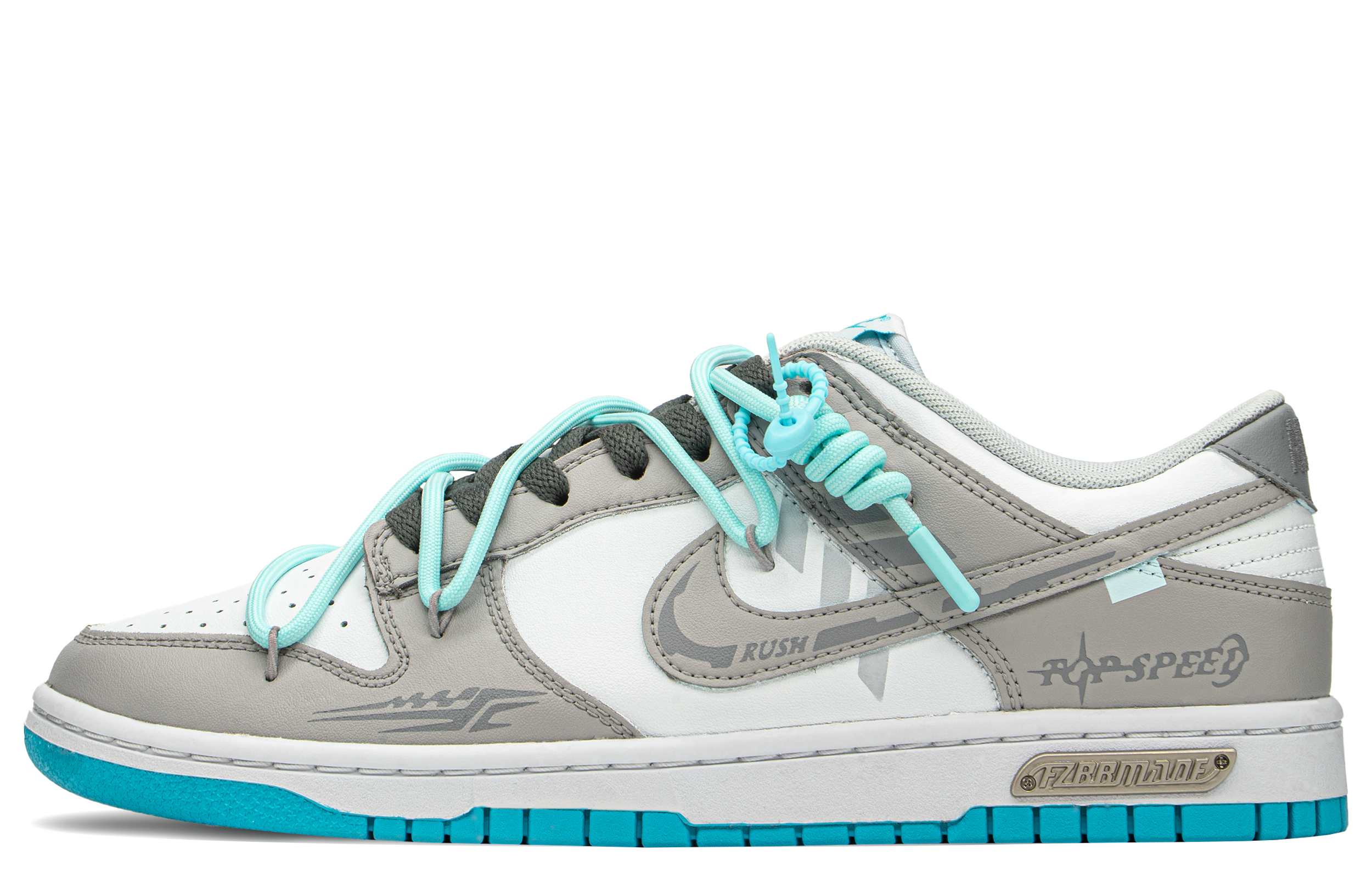 Buy [定制鞋] 耐克Dunk Low '灰蓝色' DV0831-001(TeamA-竞速)