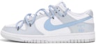 Buy 나이키 덩크 로우 '회색 파랑' (커스텀) DH9765-102(Team32-女款灰蓝英文SBOX)