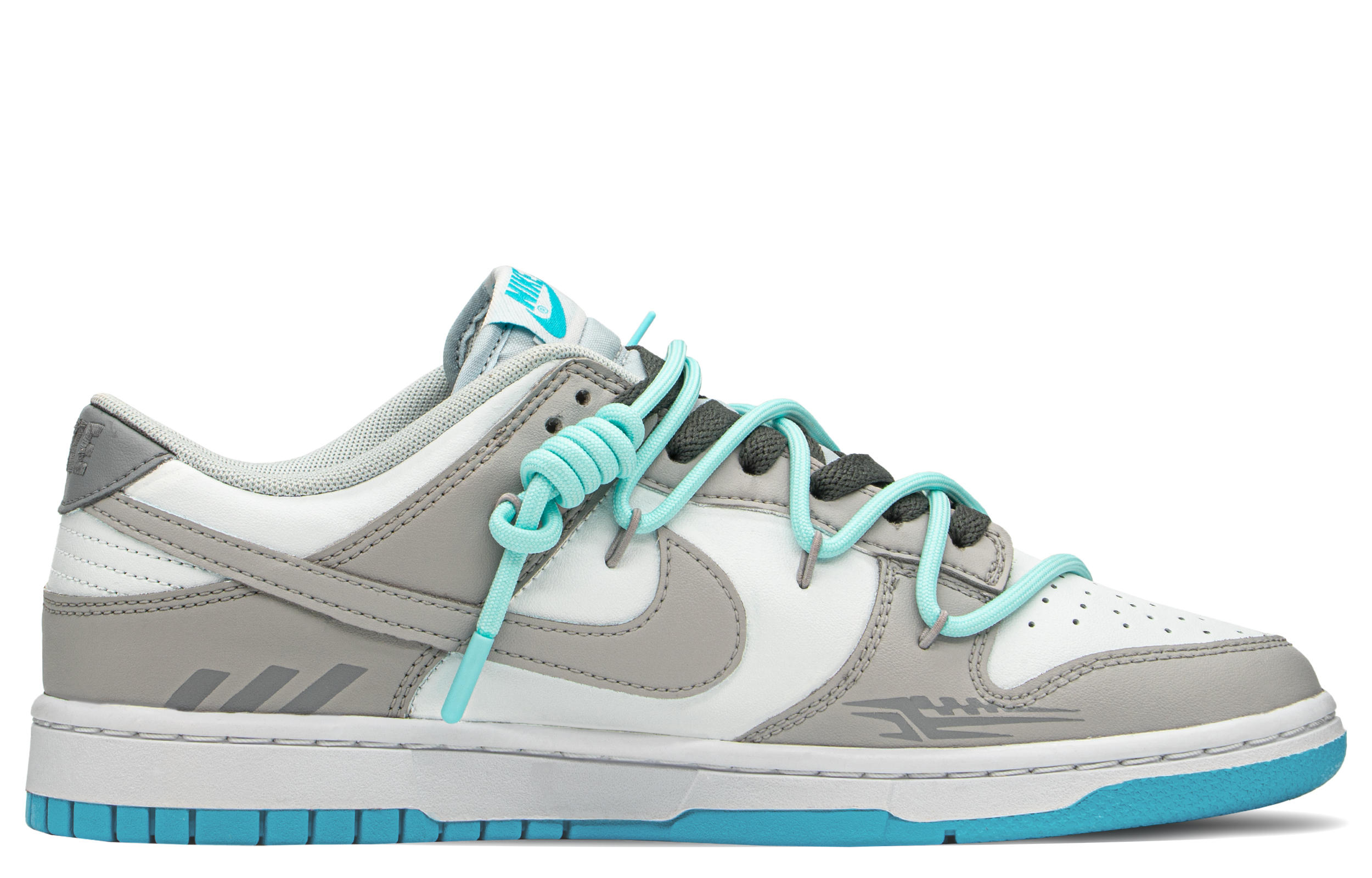 Order [定制鞋] 耐克Dunk Low '灰蓝色' DV0831-001(TeamA-竞速)