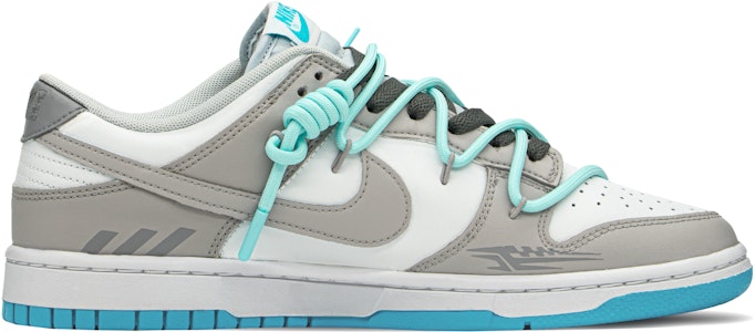 【訂製球鞋】Nike Dunk Low FZBB 電競競速 潮流活力 低筒 板鞋 男款 灰藍 Order 【訂製球鞋】Nike Dunk Low FZBB 電競競速 潮流活力 低筒 板鞋 男款 灰藍
