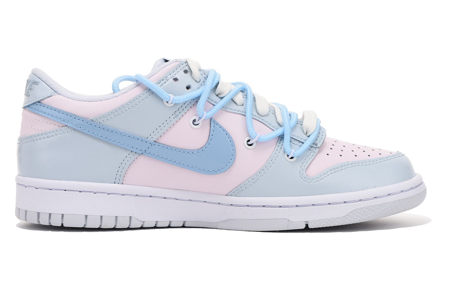 Order [Sepatu Custom] Nike Dunk Low 'Abu-Abu Biru' FD1232-002(Team拾伍-女款灰蓝字母)