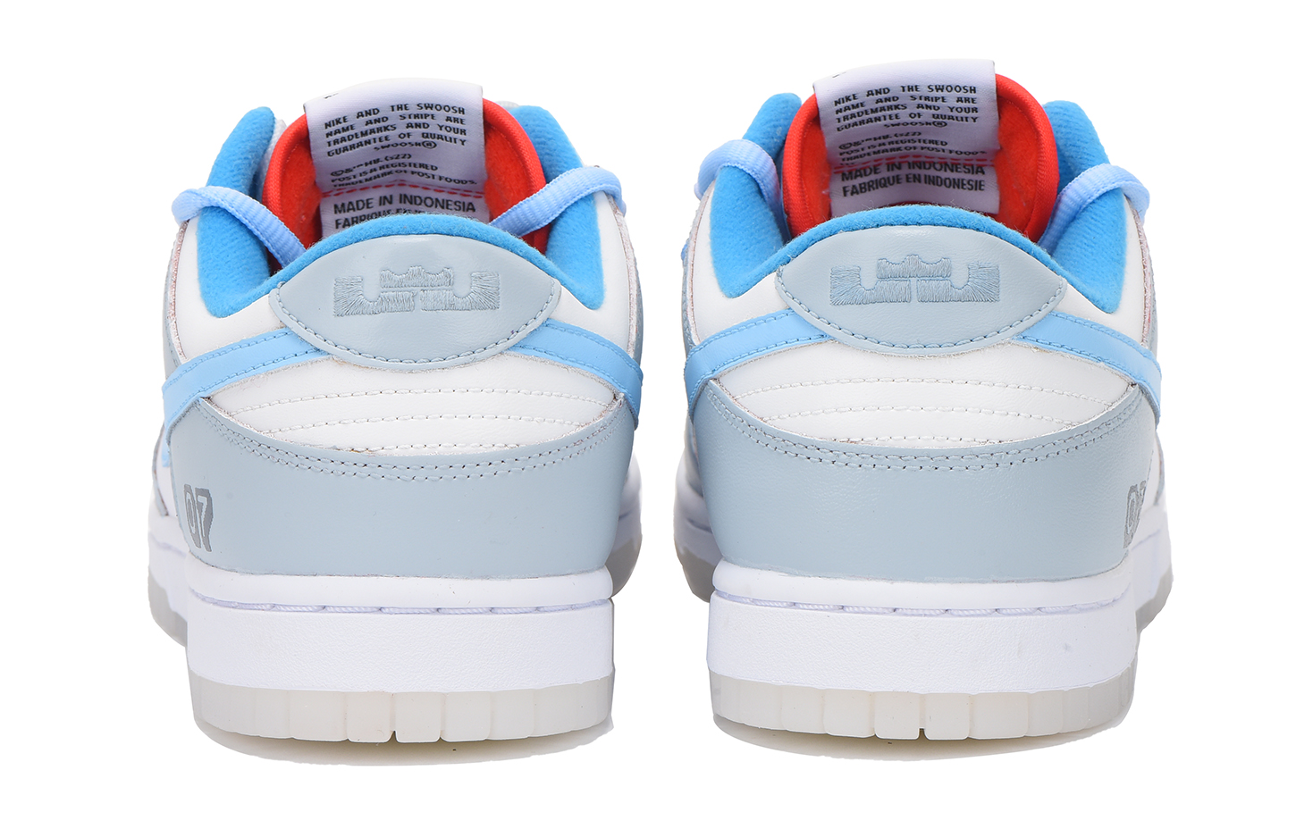 Shop [Kasut Custom] Nike Dunk Low 'Kelabu Biru' DH8009-600(Team拾伍-男款二电玩)