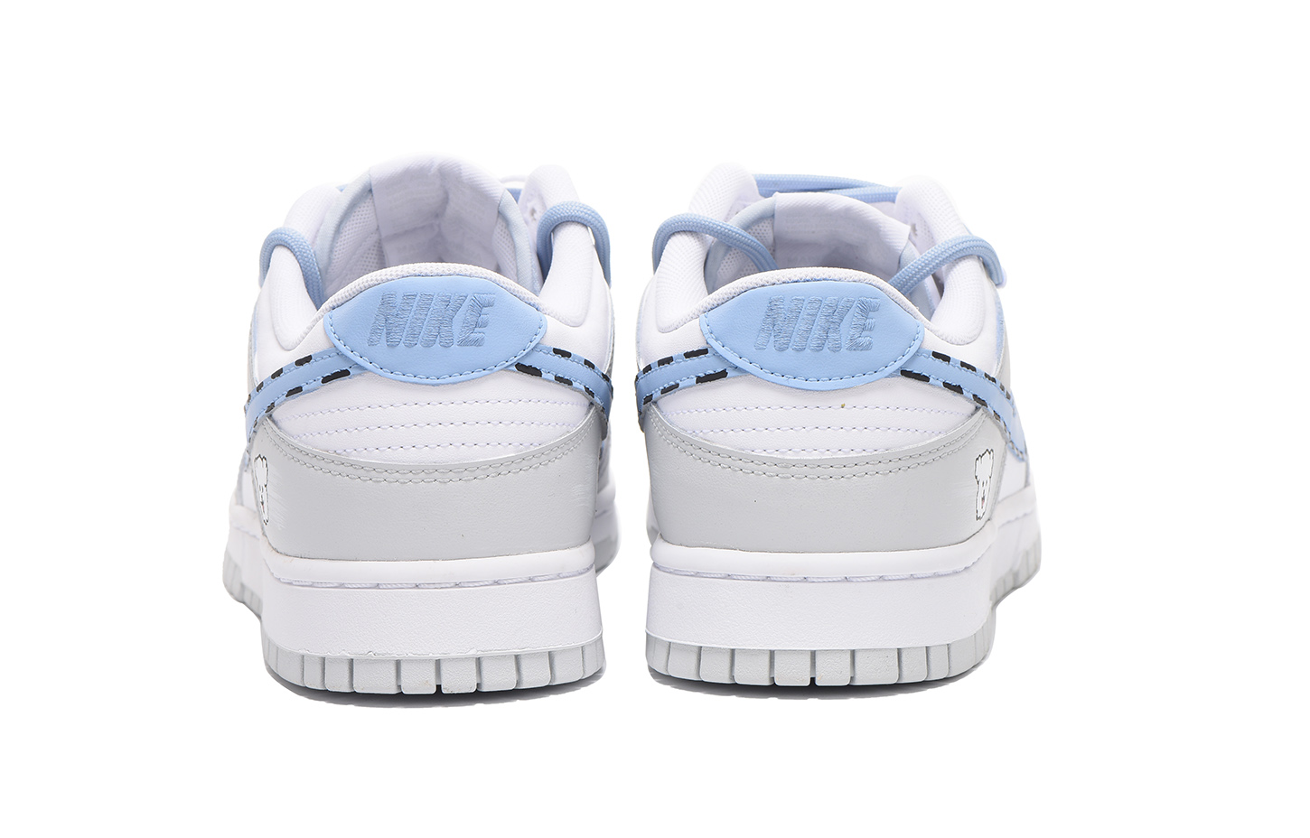 Shop 나이키 덩크 로우 '회색 파란색 만화 빈티지'(Nike Dunk Low 'Grey Blue Cartoon Vintage') DV0831-101(Team59-男款灰蓝卡通狗)