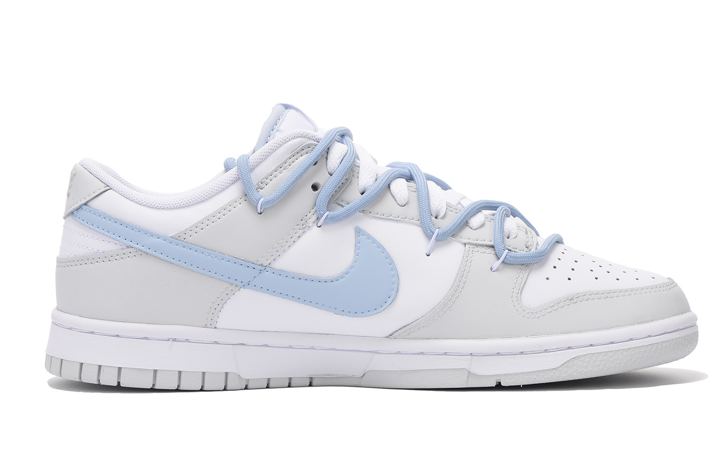 [Custom Shoes] Nike Dunk Low 'Grey Blue Chestnut Deconstructed' 圖 3