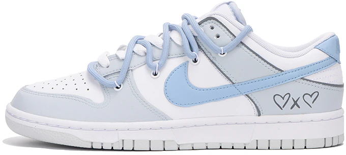 custom-shoes-nike-dunk-low-grey-blue-deconstructed-heart