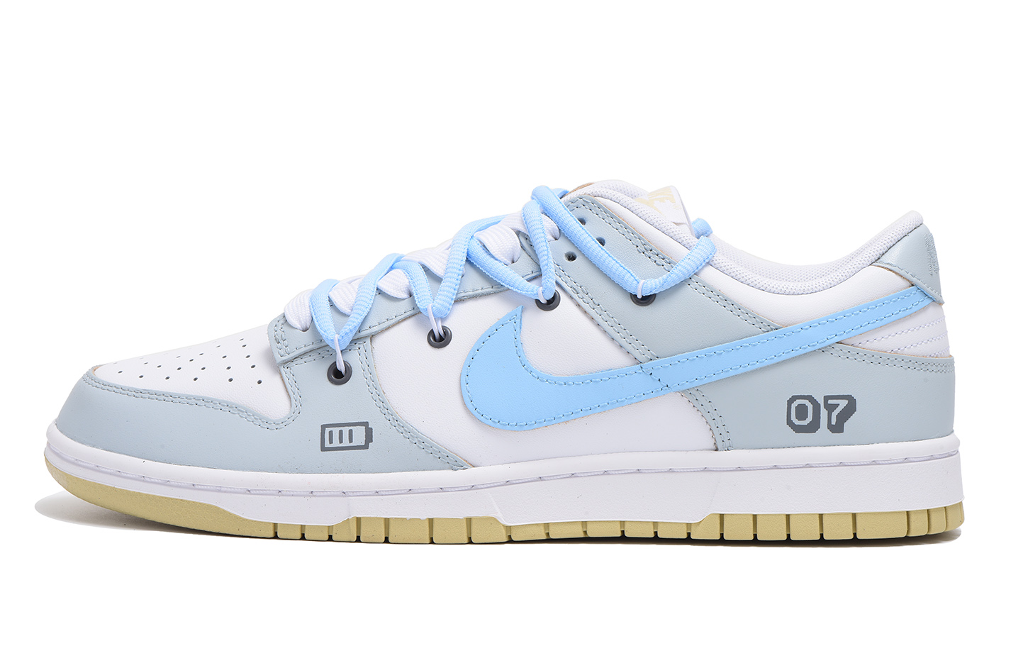 Buy 나이키 덩크 로우 '회색 파랑 해체 아케이드' (custom) DV0833-100(Team59-男款电玩)