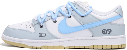 【專屬訂製運動鞋】Nike Dunk Low 電玩 解構 高街 低筒 板鞋 男款 灰藍 Buy 【專屬訂製運動鞋】Nike Dunk Low 電玩 解構 高街 低筒 板鞋 男款 灰藍
