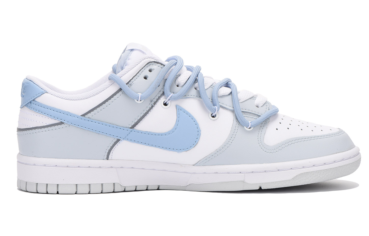 Order [定制鞋款] 耐克Dunk Low '灰蓝解构心脏' DV0831-101(Team59-男款灰蓝三)