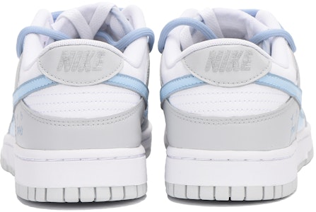 【定製球鞋】Nike Dunk Low 漸變 字母 解構 高街 低筒 滑板鞋 男款 灰藍 Shop 【定製球鞋】Nike Dunk Low 漸變 字母 解構 高街 低筒 滑板鞋 男款 灰藍