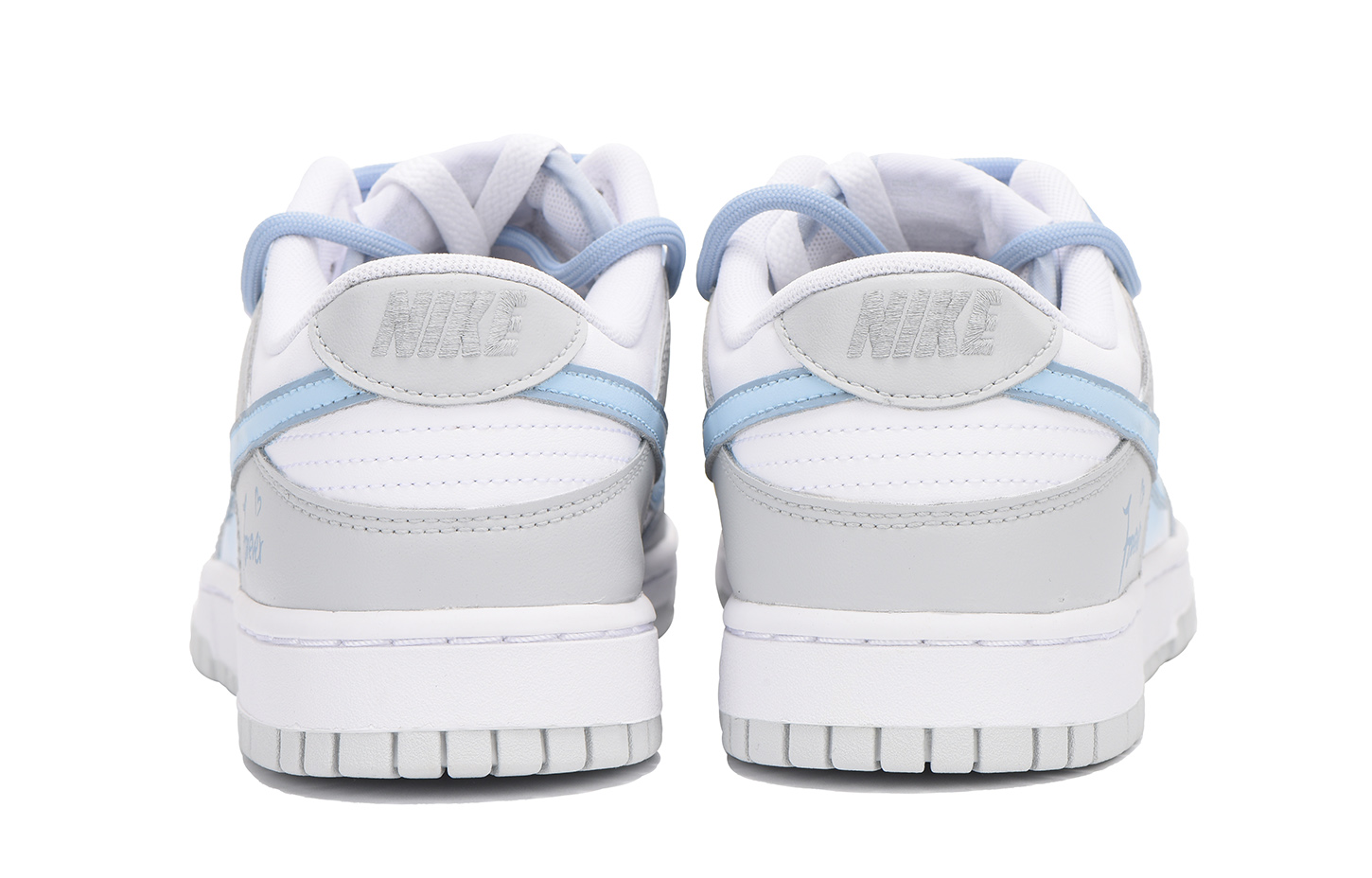[Custom Shoes] Nike Dunk Low 'Grey Blue Gradient Deconstructed' 圖 4