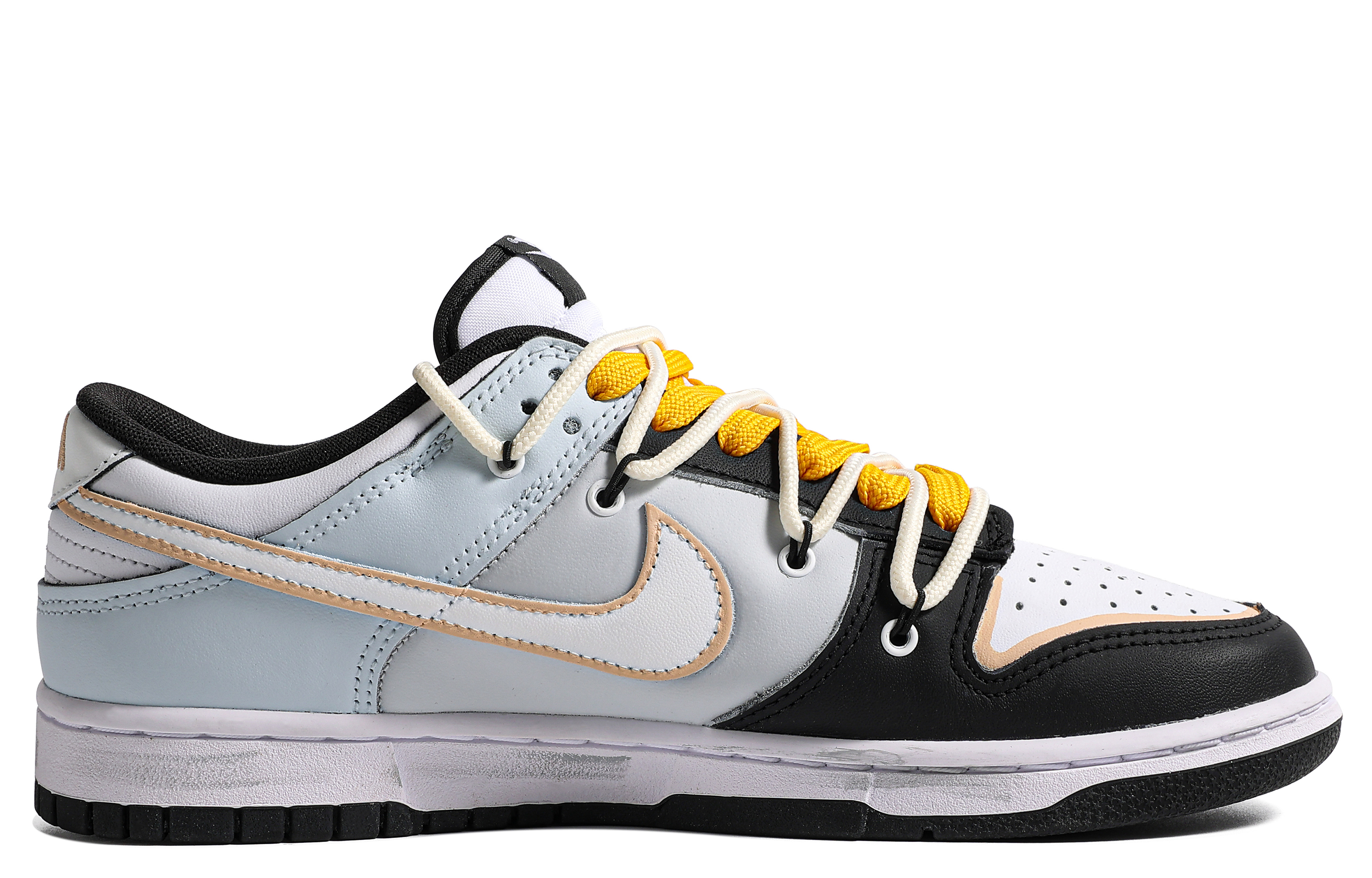 Buy [Kasut Custom] Nike Dunk Low 'Kelabu Biru Jingga' DD1391-100(TeamM-男款云雾S-BOX)