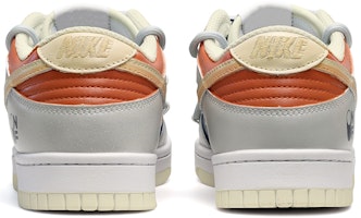 【定製球鞋】 Nike Dunk Low 解構風 開關 低幫 板鞋 男款 灰藍橙 Shop 【定製球鞋】 Nike Dunk Low 解構風 開關 低幫 板鞋 男款 灰藍橙