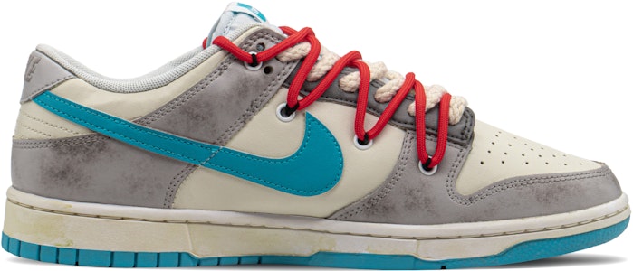 【定制球鞋】Nike Dunk Low 街頭 嘻哈狂潮 低幫 板鞋 男款 灰藍 Order 【定制球鞋】Nike Dunk Low 街頭 嘻哈狂潮 低幫 板鞋 男款 灰藍