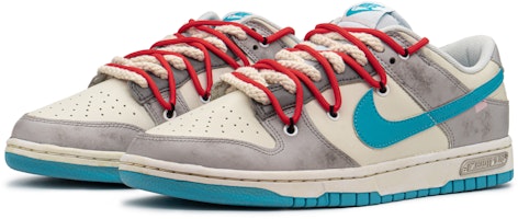 【定制球鞋】Nike Dunk Low 街頭 嘻哈狂潮 低幫 板鞋 男款 灰藍 Lookbook 【定制球鞋】Nike Dunk Low 街頭 嘻哈狂潮 低幫 板鞋 男款 灰藍