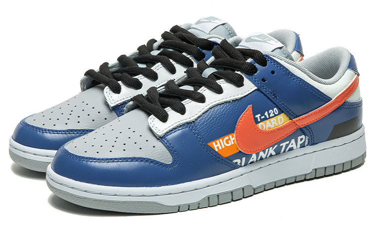 Lookbook [Kasut Custom] Nike Dunk Low 'Jalur Kelabu Biru' DJ6188-003(TeamB-男款条纹青灰蓝G-BOX)