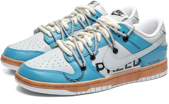 ナイキ ダンク ロー "グレーブルー ビンテージストライプ" (カスタム) DJ6188-101(TeamB-男款街头灰蓝) Lookbook ナイキ ダンク ロー "グレーブルー ビンテージストライプ" (カスタム) DJ6188-101(TeamB-男款街头灰蓝)