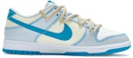 Order 【訂製球鞋】 Nike Dunk Low BIGNIU 糖豆男孩 遊戲主題 手繪噴繪 解構鞋帶 低筒 滑板鞋 男女同款 灰藍黃