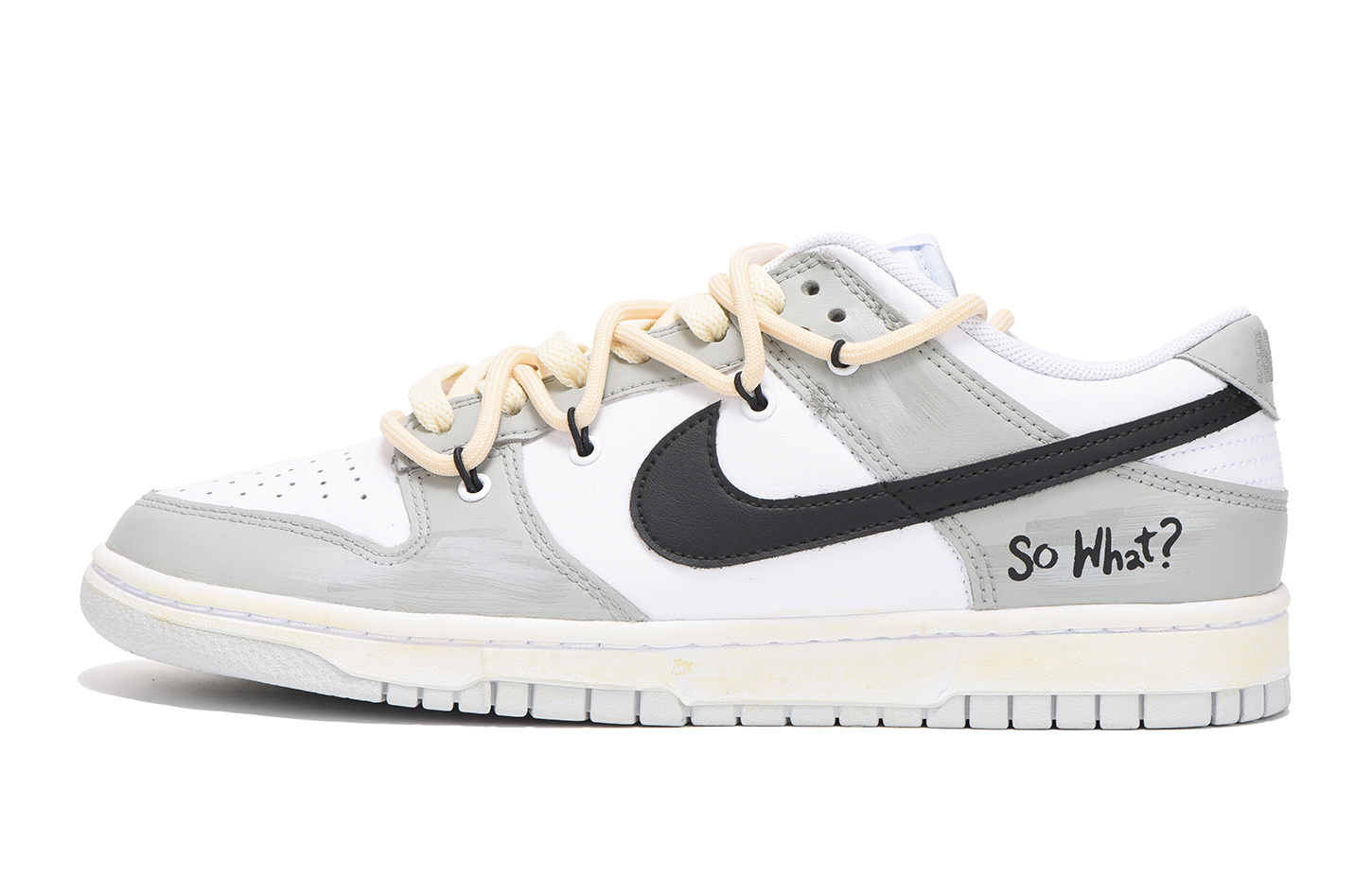 [Custom Shoes] Nike Dunk Low 'Grey Deconstructed'