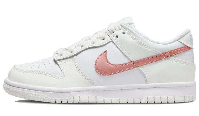 【訂製球鞋】Nike Dunk Low 灰色日記 復古 做舊 解構鞋帶 簡約 低幫 板鞋 GS 淺灰 Details for 【訂製球鞋】Nike Dunk Low 灰色日記 復古 做舊 解構鞋帶 簡約 低幫 板鞋 GS 淺灰