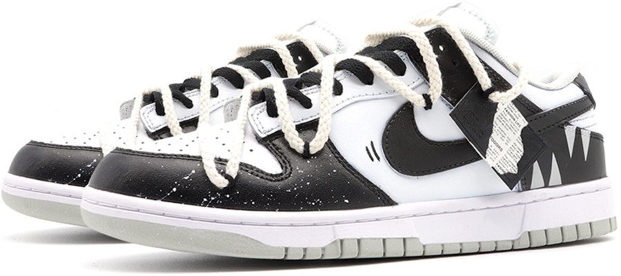 나이키 덩크 로우 '그레이 포그' (커스텀) DD1391-103(Team140-巨齿鲨解构男款) Lookbook 나이키 덩크 로우 '그레이 포그' (커스텀) DD1391-103(Team140-巨齿鲨解构男款)