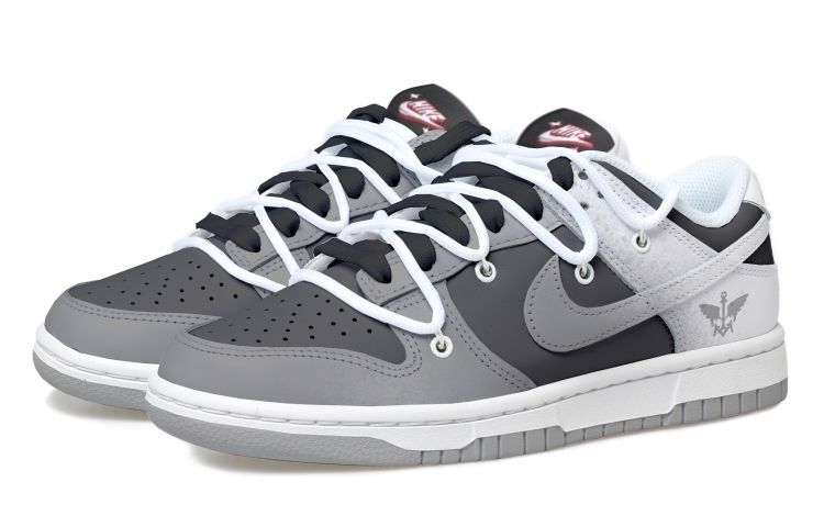 Lookbook 【定制鞋款】耐克Dunk低帮“灰渐变天使” DQ0380-001(Team拾玖-渐变天使女S-BOX)