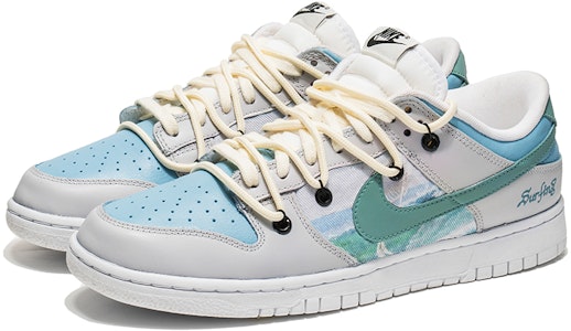 나이키 덩크 로우 '회녹풍경' (Nike Dunk Low 'Grey Green Wind Realm') DJ6188-101(TeamB-灰绿解构) Lookbook 나이키 덩크 로우 '회녹풍경' (Nike Dunk Low 'Grey Green Wind Realm') DJ6188-101(TeamB-灰绿解构)