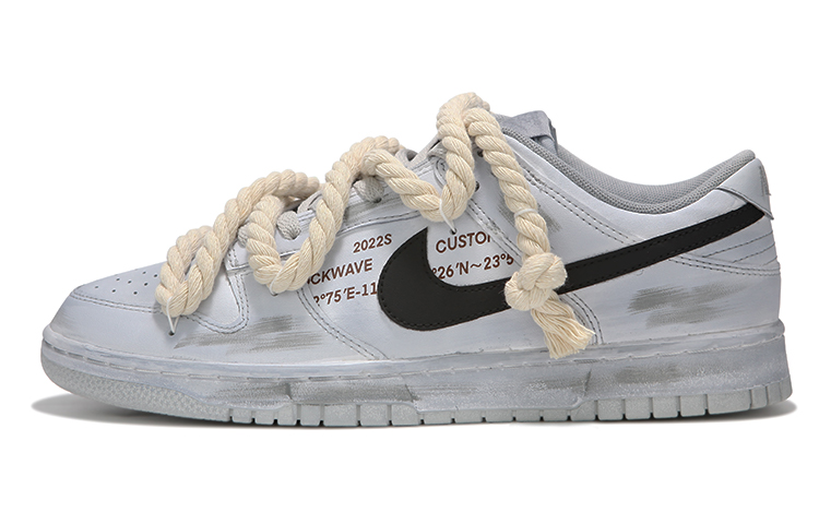 Buy [Sepatu Khusus] Nike Dunk Low 'Gelombang Abu Distressed' DV0831-101(Team24-男款浸染做旧工业灰)