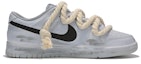 Order 【カスタムシューズ】ナイキダンクロー「グレーヒートウェーブディストレス」 DV0831-101(Team24-男款浸染做旧工业灰)