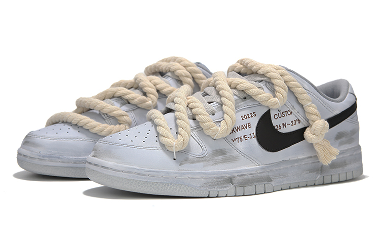 Lookbook [Sepatu Khusus] Nike Dunk Low 'Gelombang Abu Distressed' DV0831-101(Team24-男款浸染做旧工业灰)