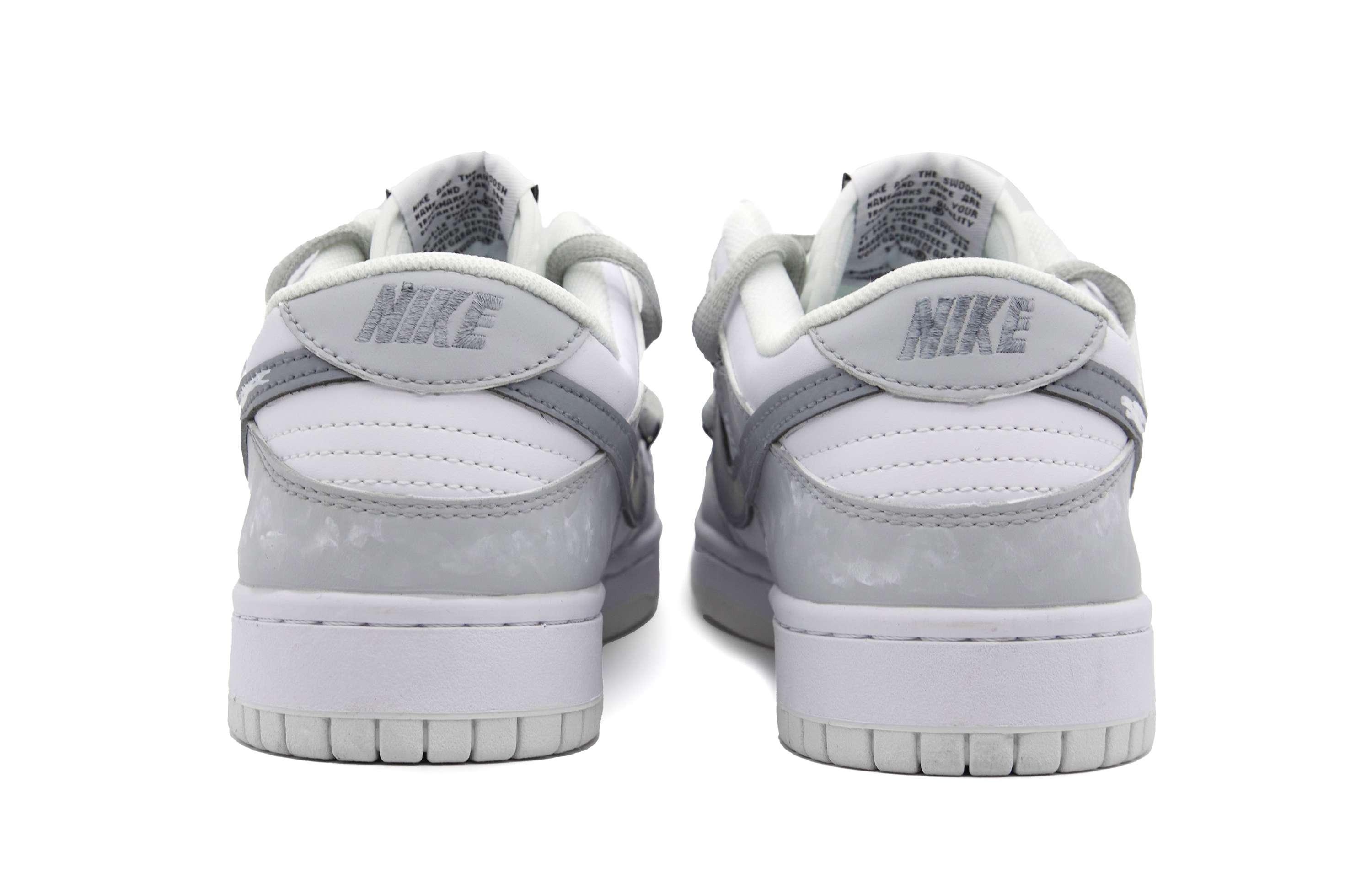 Shop 【定制鞋】耐克Dunk Low“灰色情人” DJ6188-101(Team51-男款灰色恋人)