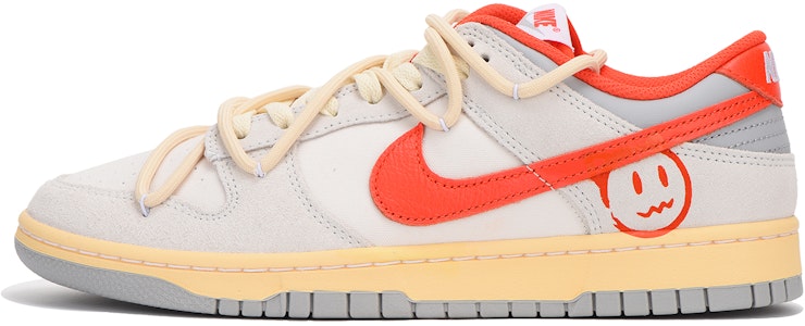 【客製化球鞋】Nike Dunk Low 解構 微笑 臉孔 高街 低筒 滑板鞋 男女皆宜 灰橙色 Buy 【客製化球鞋】Nike Dunk Low 解構 微笑 臉孔 高街 低筒 滑板鞋 男女皆宜 灰橙色