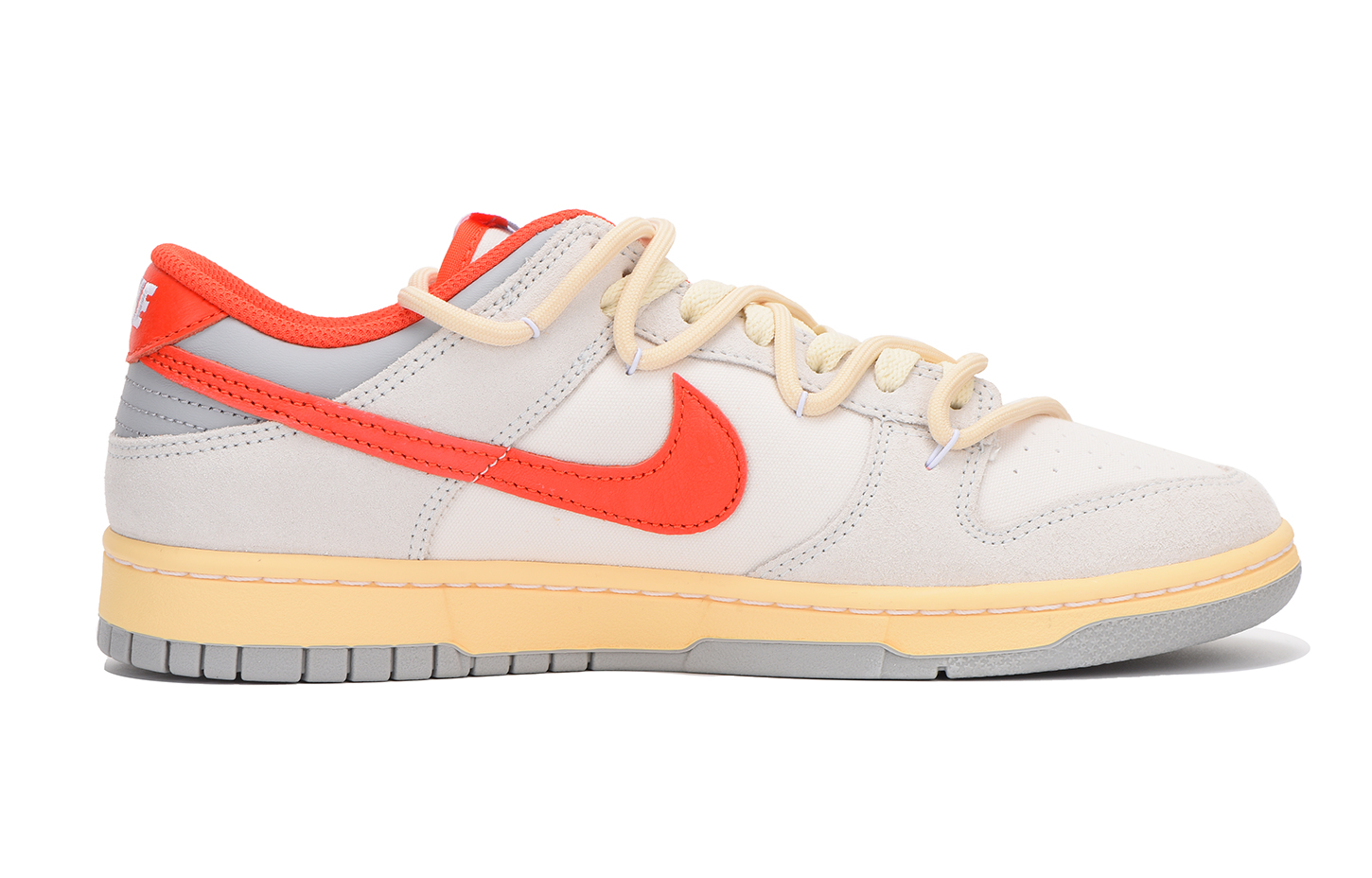 Order 【客製化球鞋】Nike Dunk Low 解構 微笑 臉孔 高街 低筒 滑板鞋 男女皆宜 灰橙色