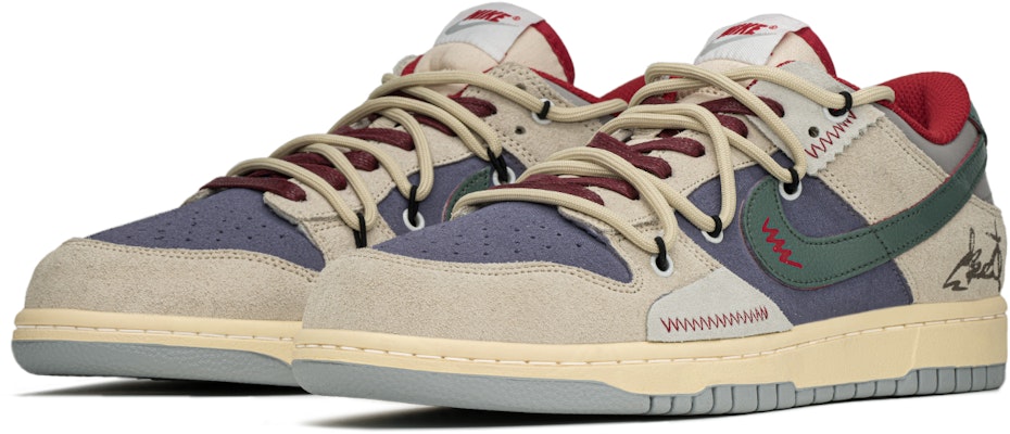 【定製球鞋】Nike Dunk FZBB 潮流主題 簡約街頭 復古塗鴉 百搭 低筒 板鞋 男女同款 灰紫 Shop 【定製球鞋】Nike Dunk FZBB 潮流主題 簡約街頭 復古塗鴉 百搭 低筒 板鞋 男女同款 灰紫