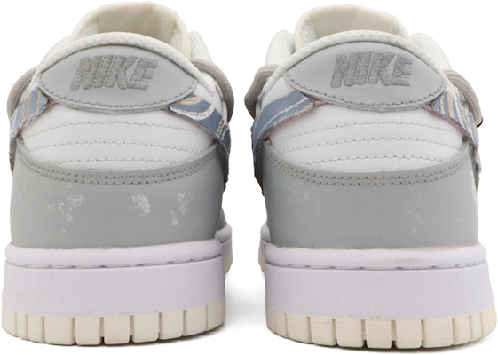 【定制球鞋】 Nike Dunk Low 清影 簡約 百搭 無性別風 春日 休閒 低幫 板鞋 GS 灰色 Shop 【定制球鞋】 Nike Dunk Low 清影 簡約 百搭 無性別風 春日 休閒 低幫 板鞋 GS 灰色