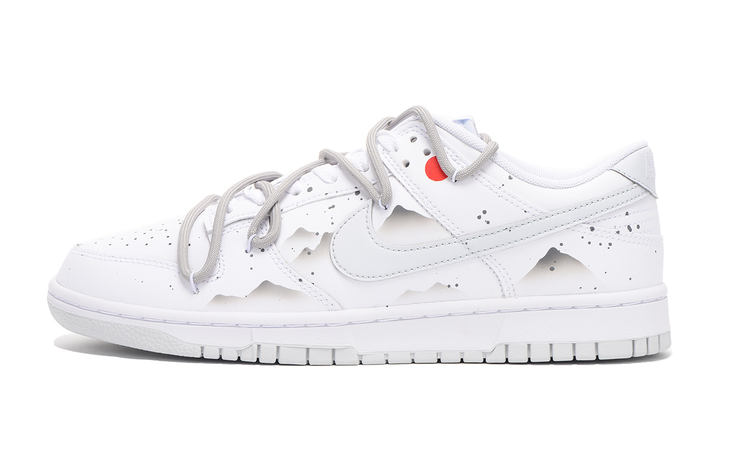 [Custom Shoes] Nike Dunk Low 'Grey Shan Shui Deconstructed'