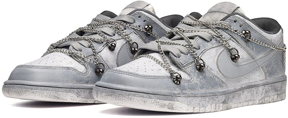 나이키 덩크 로우 '그레이 어반' (커스텀) DH9765-100(TeamE-女款灰色都市浸染灰) Lookbook 나이키 덩크 로우 '그레이 어반' (커스텀) DH9765-100(TeamE-女款灰色都市浸染灰)