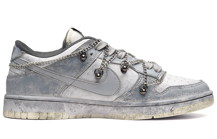 Order [Sepatu Custom] Nike Dunk Low 'Grey Urban Deconstructed' DJ6188-100(TeamE-男款灰色都市浸染灰)