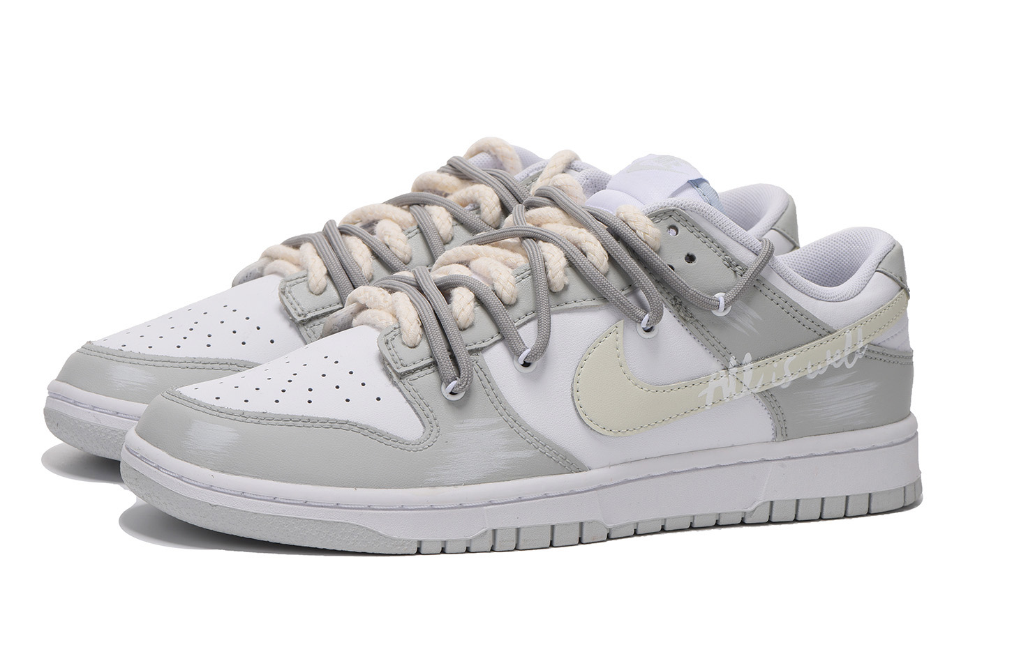 [Custom Shoes] Nike Dunk Low 'Grey Vibe Deconstructed' 圖 4
