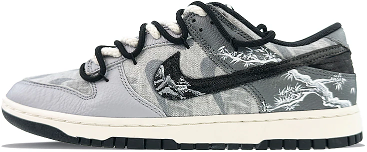 custom-shoes-nike-dunk-low-grey-white-black-dq-5015-063-team40