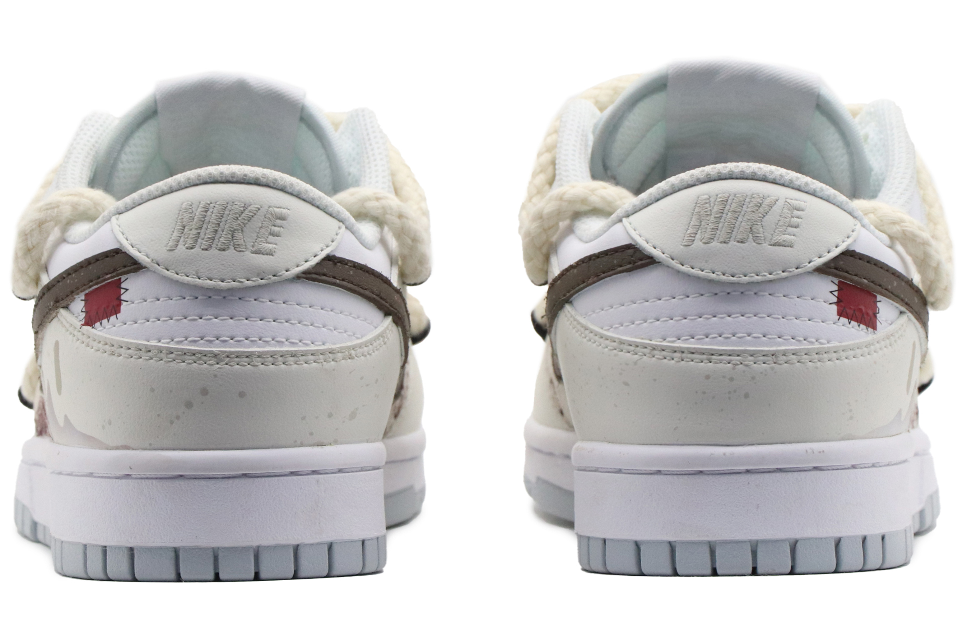 Shop 【カスタムシューズ】ナイキダンクロー「グレーホワイトカスタム中国スタイル」 DV0831-101(Team57-男款溪云)