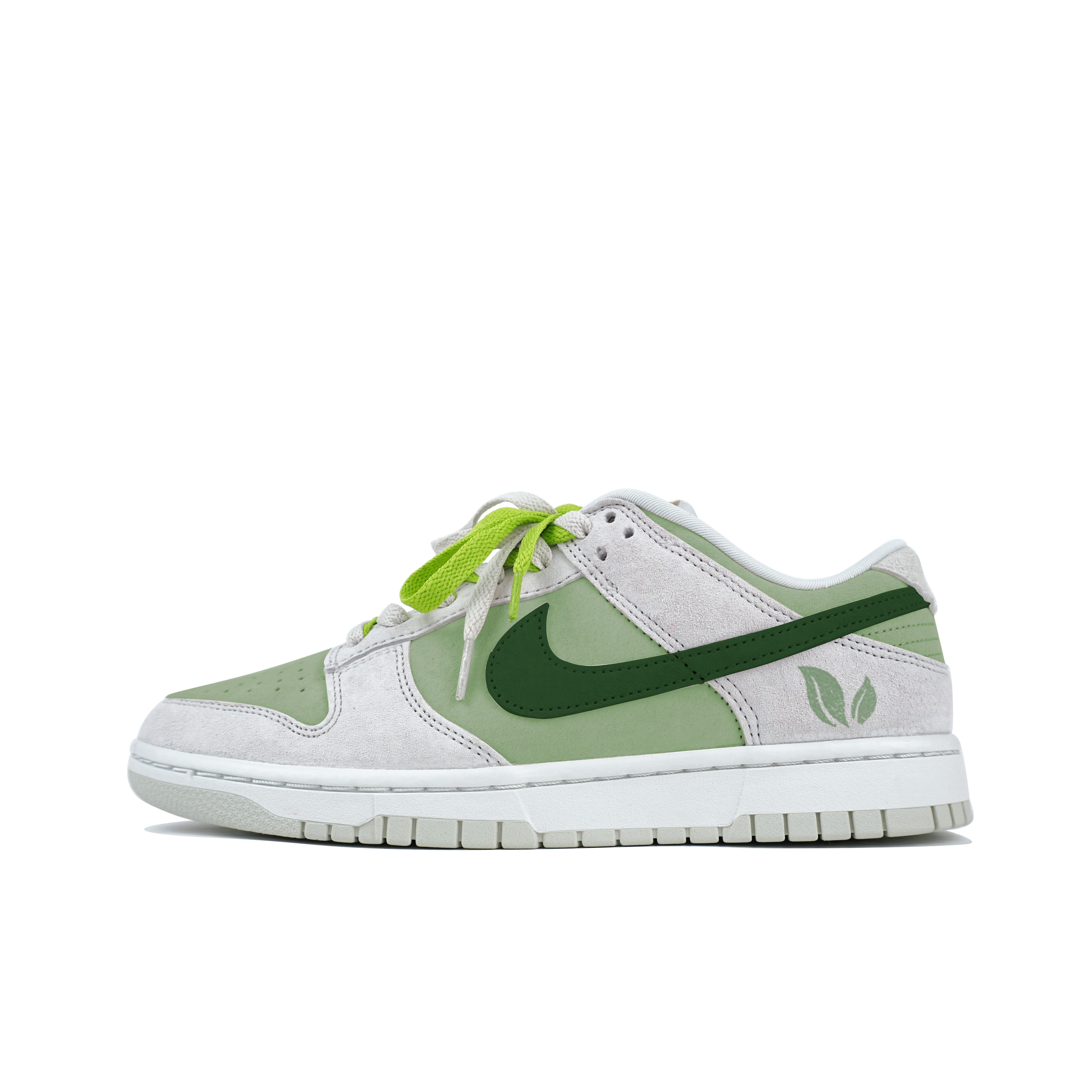 Buy [Sepatu Kustom] Nike Dunk Low 'Abu Putih Hijau Alpukat' DD8338-001(Team陆-牛油果QD)