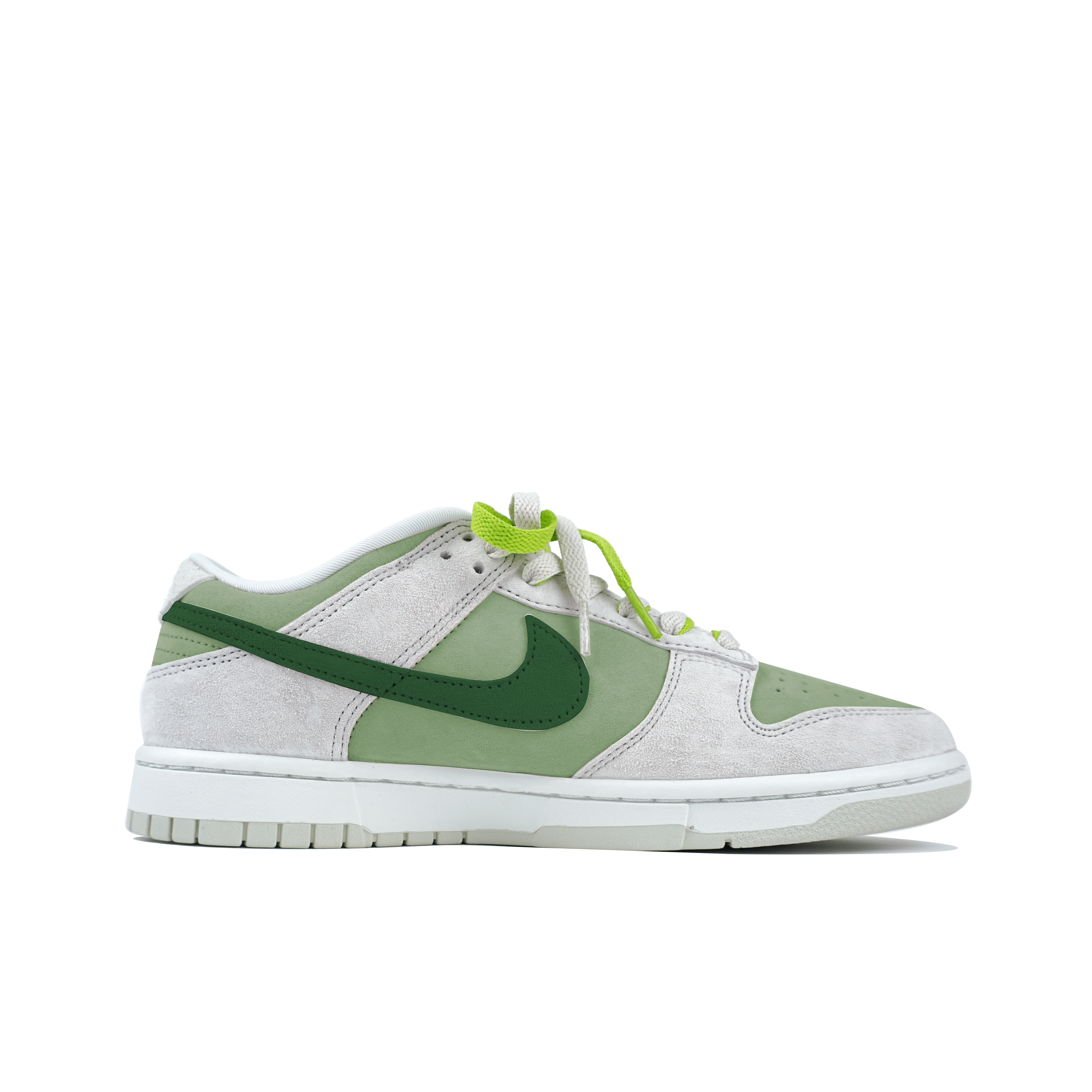 Order [Sepatu Kustom] Nike Dunk Low 'Abu Putih Hijau Alpukat' DD8338-001(Team陆-牛油果QD)