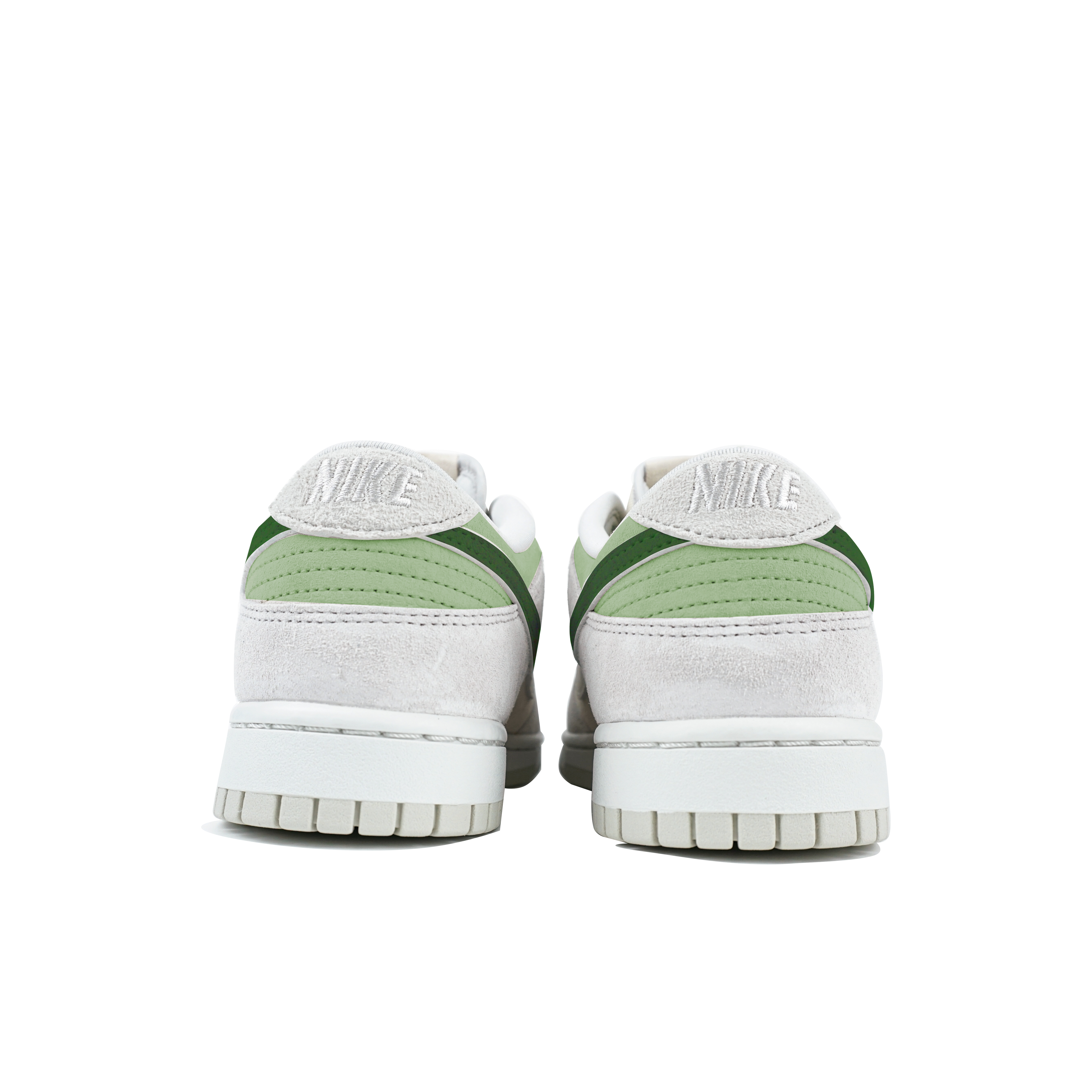 Details for [Sepatu Kustom] Nike Dunk Low 'Abu Putih Hijau Alpukat' DD8338-001(Team陆-牛油果QD)