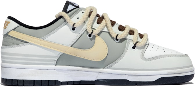 【訂製球鞋】Nike Dunk Low 特殊鞋盒 萬物生長 森林 樹葉 簡約 低筒 板鞋 GS 綠黃白 Order 【訂製球鞋】Nike Dunk Low 特殊鞋盒 萬物生長 森林 樹葉 簡約 低筒 板鞋 GS 綠黃白